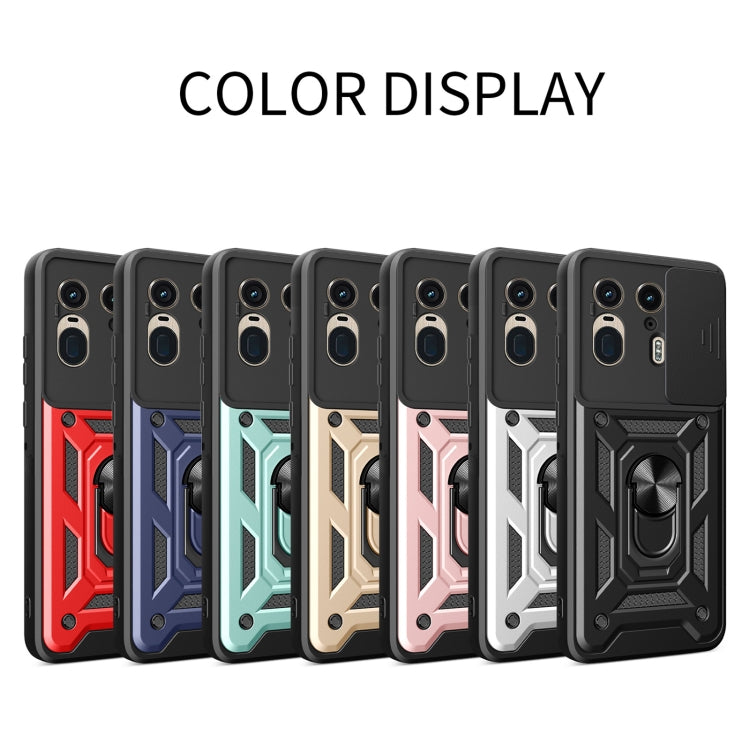 For Motorola Edge 50 Ultra Sliding Camera Cover Design TPU+PC Phone Case(Red)