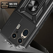 For Motorola Edge 50 Ultra Sliding Camera Cover Design TPU+PC Phone Case(Gold)