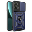 For Motorola Moto G85 / S50 Neo Sliding Camera Cover Design TPU+PC Phone Case(Blue) - free shipping - PMC TechLife - Order now!