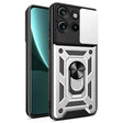For Motorola Edge 50 Neo Sliding Camera Cover Design TPU+PC Phone Case(Silver) - free shipping - PMC TechLife - Order now!