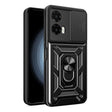 For Motorola Moto G35 5G Global Sliding Camera Cover Design TPU+PC Phone Case(Black) - free shipping - PMC TechLife - Order now!