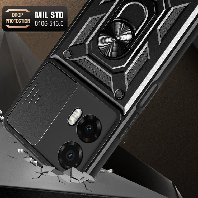 For Motorola Moto G35 5G Global Sliding Camera Cover Design TPU+PC Phone Case(Red) - free shipping - PMC TechLife - Order now!