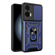 For Motorola Moto G35 5G Global Sliding Camera Cover Design TPU+PC Phone Case(Blue) - free shipping - PMC TechLife - Order now!