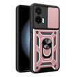For Motorola Moto G35 5G Global Sliding Camera Cover Design TPU+PC Phone Case(Rose Gold) - free shipping - PMC TechLife - Order now!