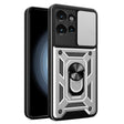 For Motorola Edge 50 5G Sliding Camera Cover Design TPU+PC Phone Case(Silver) - free shipping - PMC TechLife - Order now!