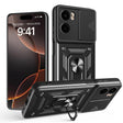 For Motorola Moto G05 Sliding Camera Cover Design TPU+PC Phone Case(Black) - free shipping - PMC TechLife - Order now!