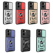 For Motorola Moto G05 Sliding Camera Cover Design TPU+PC Phone Case(Red)