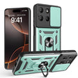 For Motorola Moto G15 Sliding Camera Cover Design TPU+PC Phone Case(Mint Green) - free shipping - PMC TechLife - Order now!