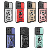 For Motorola Moto G15 Sliding Camera Cover Design TPU+PC Phone Case(Red)