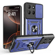 For Motorola Moto G15 Sliding Camera Cover Design TPU+PC Phone Case(Blue) - free shipping - PMC TechLife - Order now!