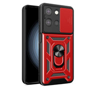 For Motorola Moto G 2025 Sliding Camera Cover Design TPU+PC Phone Case(Red)