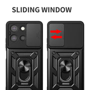 For Motorola Moto G 2025 Sliding Camera Cover Design TPU+PC Phone Case(Red)