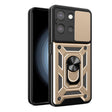 For Motorola Moto G 2025 Sliding Camera Cover Design TPU+PC Phone Case(Gold) - free shipping - PMC TechLife - Order now!