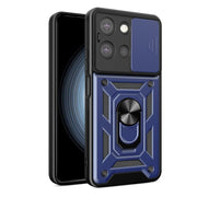 For Motorola Moto G 2025 Sliding Camera Cover Design TPU+PC Phone Case(Blue)
