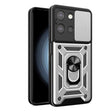 For Motorola Moto G 2025 Sliding Camera Cover Design TPU+PC Phone Case(Silver) - free shipping - PMC TechLife - Order now!