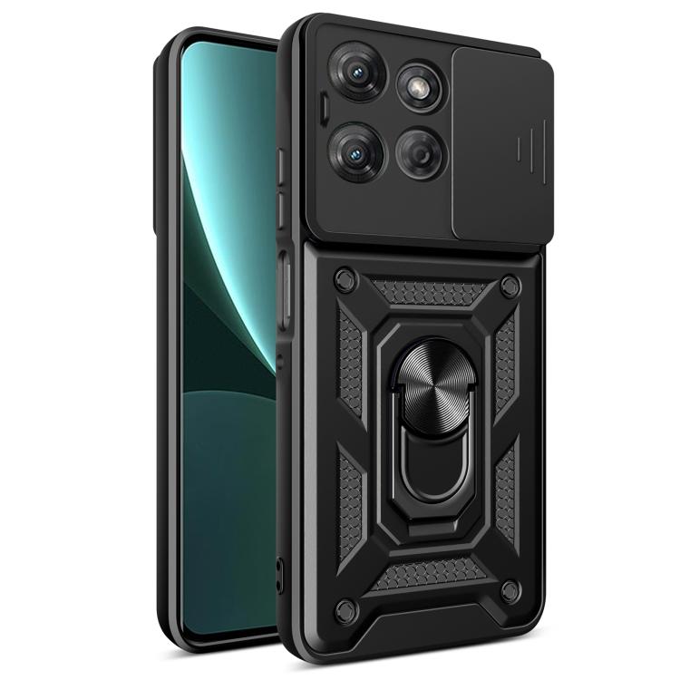 For Motorola Moto G Power 2025 Sliding Camera Cover Design TPU+PC Phone Case(Black) - free shipping - PMC TechLife - Order now!