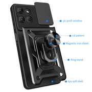 For Motorola Moto G Power 2025 Sliding Camera Cover Design TPU+PC Phone Case(Red)