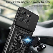 For Motorola Moto G Power 2025 Sliding Camera Cover Design TPU+PC Phone Case(Red)