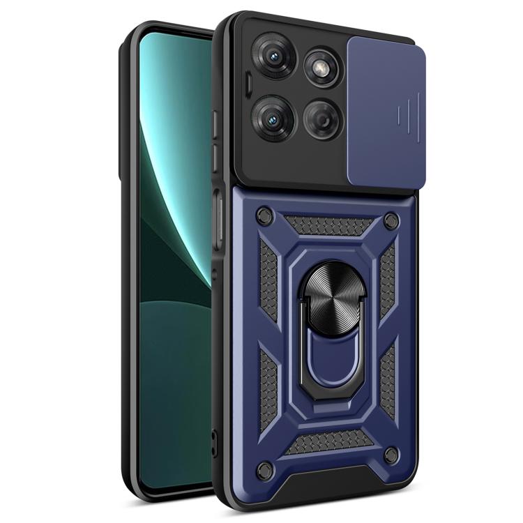 For Motorola Moto G Power 2025 Sliding Camera Cover Design TPU+PC Phone Case(Blue) - free shipping - PMC TechLife - Order now!