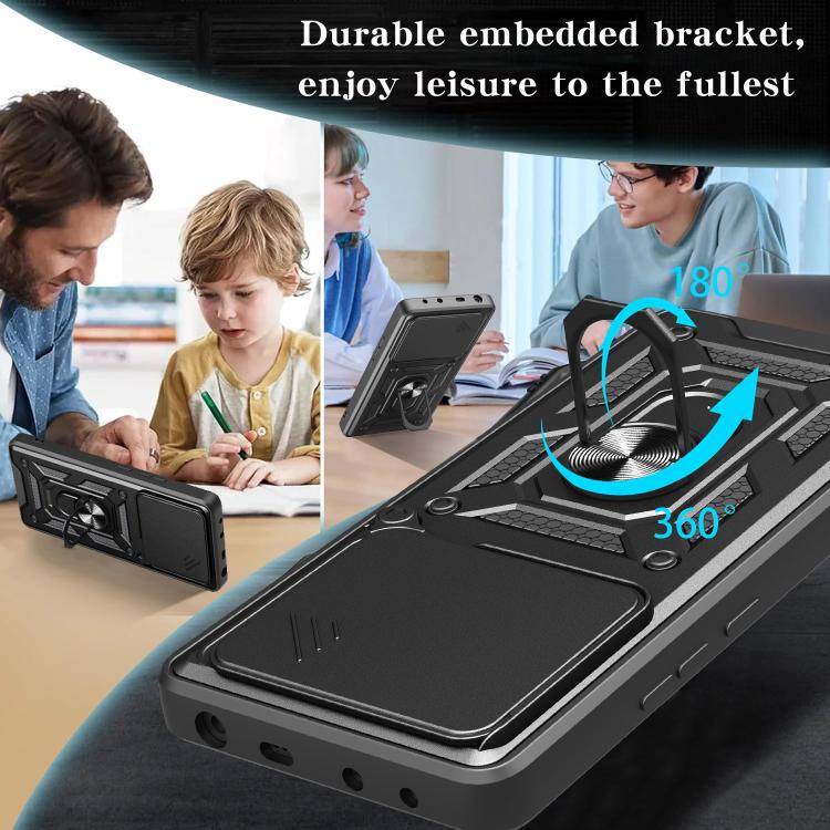 For Motorola Edge 60 Fusion Sliding Camera Cover Design TPU+PC Phone Case(Mint Green) - free shipping - PMC TechLife - Order now!