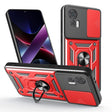 For Motorola Edge 30 Neo Sliding Camera Cover Design TPU+PC Phone Case(Red) - free shipping - PMC TechLife - Order now!