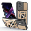 For Motorola Edge 30 Neo Sliding Camera Cover Design TPU+PC Phone Case(Gold) - free shipping - PMC TechLife - Order now!