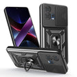 For Motorola Edge 30 Fusion Sliding Camera Cover Design TPU+PC Phone Case(Black) - free shipping - PMC TechLife - Order now!