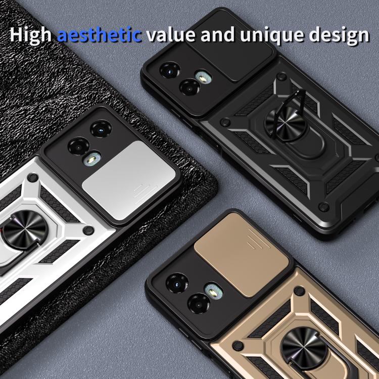 For Motorola Moto G 5G 2024 Sliding Camera Cover Design TPU+PC Phone Case(Blue) - free shipping - PMC TechLife - Order now!