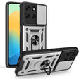 For Motorola Moto G56 5G Sliding Camera Cover Design TPU+PC Phone Case(Silver) - free shipping - PMC TechLife - Order now!
