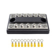 CP-4002 100A 48V RV Yacht Modified Double Row 5-way Busbar with 10pcs Terminals - free shipping - PMC TechLife - Order now!