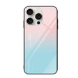 For iPhone 16 Pro Max Colorful Painted Glass Phone Case(Blue Sky) - iPhone 16 Pro Max Cases by PMC TechLife | Online Shopping South Africa | PMC TechLife | Buy Now Pay Later Mobicred