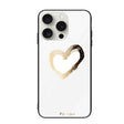 For iPhone 16 Pro Colorful Painted Glass Phone Case(Golden Love) - iPhone 16 Pro Cases by PMC TechLife | Online Shopping South Africa | PMC TechLife | Buy Now Pay Later Mobicred