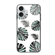 For iPhone 16 Colorful Painted Glass Phone Case(Banana Leaf) - iPhone 16 Cases by PMC TechLife | Online Shopping South Africa | PMC TechLife | Buy Now Pay Later Mobicred