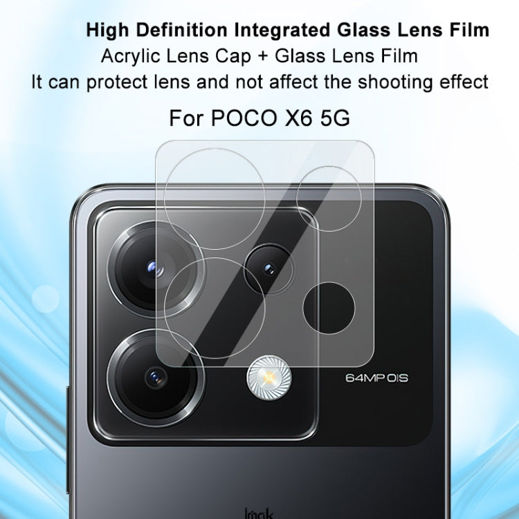 For Xiaomi Poco X6 5G imak High Definition Integrated Glass Lens Film - free shipping - PMC TechLife - Order now!
