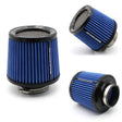 XH-UN077-079 Car High Flow Cold Cone Engine Air Intake Filter, Size:63mm(Blue) - Air Intake System by PMC TechLife | Online Shopping South Africa | PMC TechLife | Buy Now Pay Later Mobicred