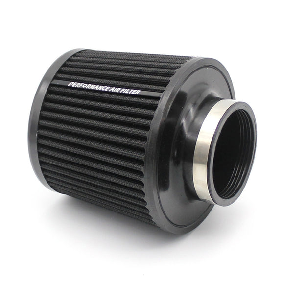 XH-UN077-079 Car High Flow Cold Cone Engine Air Intake Filter, Size:101mm(Black)