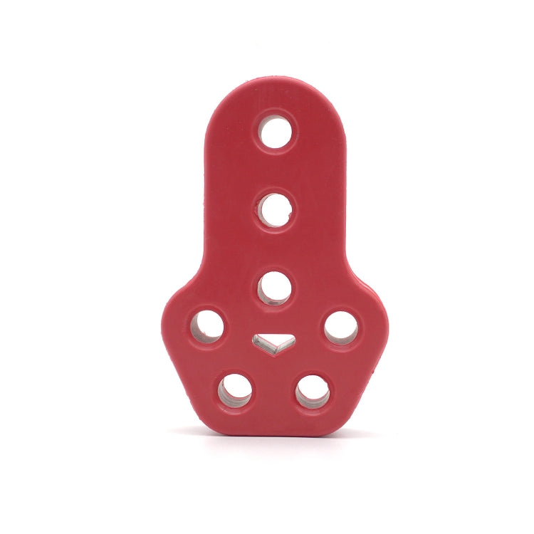 XH-6282 7 Holes Car Exhaust Hanger Bushing Muffler Rubber Insulator Mount Bracket(Red) - Exhaust Pipes by PMC TechLife | Online Shopping South Africa | PMC TechLife | Buy Now Pay Later Mobicred