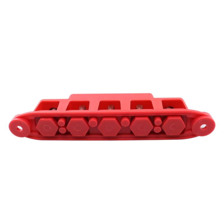 CP-4122-02 RV Yacht M8 Single Row 5-way Power Distribution Block Busbar with Cover - free shipping - PMC TechLife - Order now!