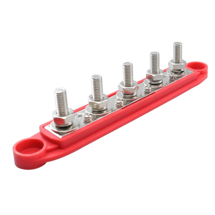 CP-4122-02 RV Yacht M8 Single Row 5-way Power Distribution Block Busbar with Cover - free shipping - PMC TechLife - Order now!