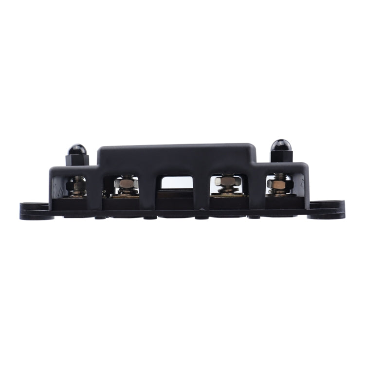 CP-4124-01 RV Yacht M8 Single Row 4-way Power Distribution Block Busbar with Cover with 300A Fuse - Booster Cable & Clip by PMC TechLife | Online Shopping South Africa | PMC TechLife | Buy Now Pay Later Mobicred