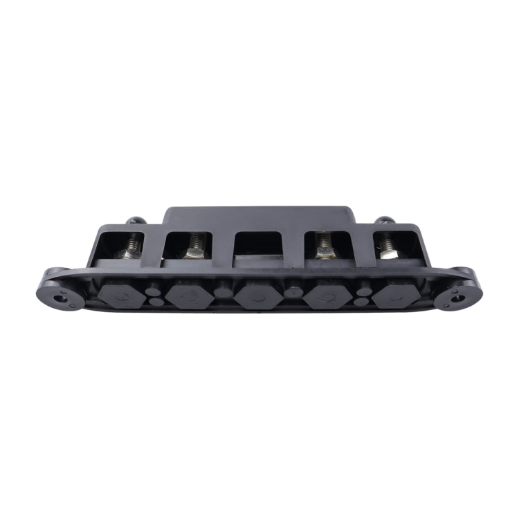 CP-4124-01 RV Yacht M8 Single Row 4-way Power Distribution Block Busbar with Cover with 300A Fuse - Booster Cable & Clip by PMC TechLife | Online Shopping South Africa | PMC TechLife | Buy Now Pay Later Mobicred