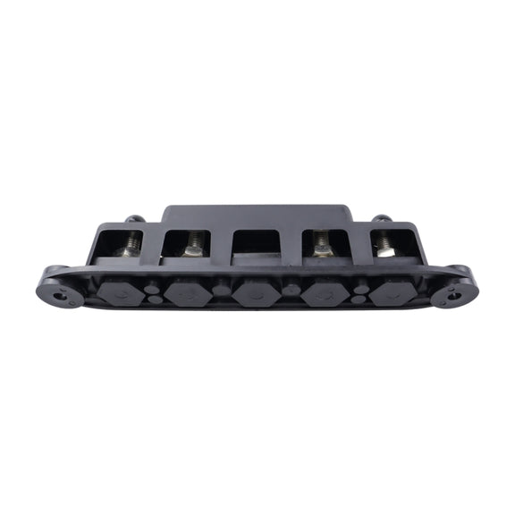 CP-4124-01 RV Yacht M8 Single Row 4-way Power Distribution Block Busbar with Cover with 300A Fuse