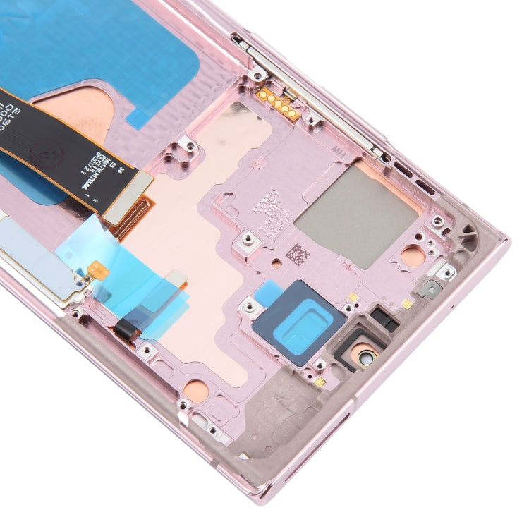 For Samsung Galaxy Note20 Ultra 5G SM-N986B 6.78 inch OLED LCD Screen Digitizer Full Assembly with Frame (Gold) - free shipping - PMc TechLife - Order now!