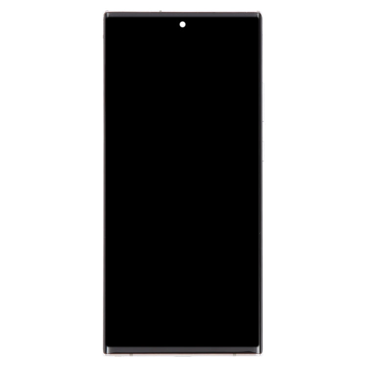 For Samsung Galaxy Note20 Ultra 5G SM-N986B 6.78 inch OLED LCD Screen Digitizer Full Assembly with Frame (Silver)