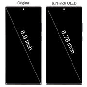 For Samsung Galaxy Note20 Ultra 5G SM-N986B 6.78 inch OLED LCD Screen Digitizer Full Assembly with Frame(Black)
