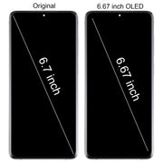 For Samsung Galaxy S20+ 4G/5G SM-G985/986 6.67 inch OLED LCD Screen Digitizer Full Assembly with Frame (Blue)