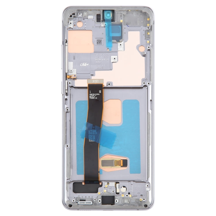 For Samsung Galaxy S20 Ultra 4G/5G SM-G988 6.67 inch OLED LCD Screen Digitizer Full Assembly with Frame (Grey)