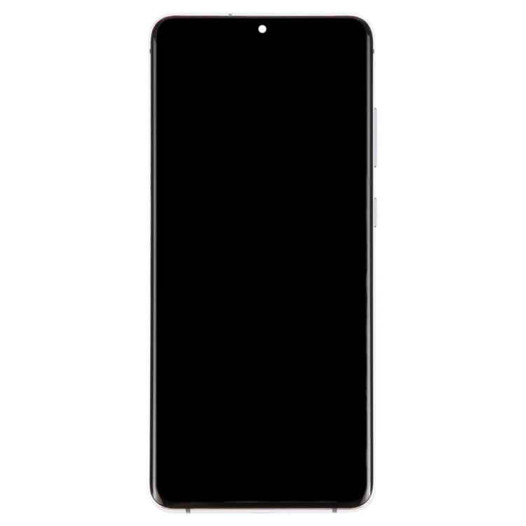 For Samsung Galaxy S20 Ultra 4G/5G SM-G988 6.67 inch OLED LCD Screen Digitizer Full Assembly with Frame (Silver)