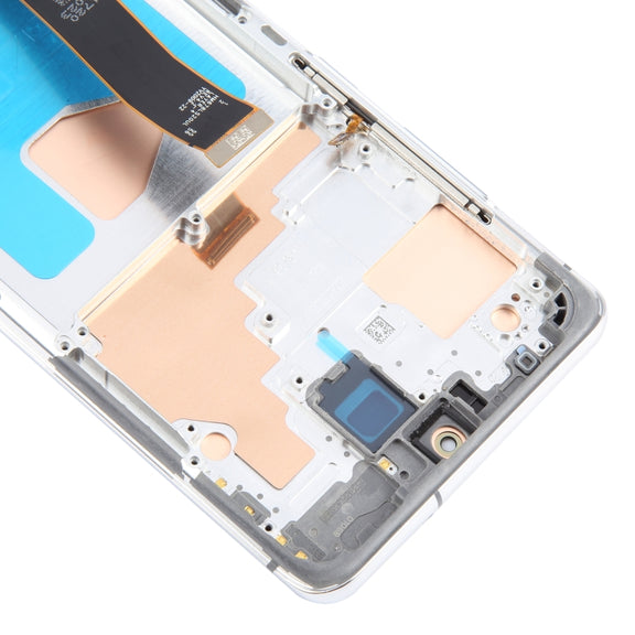 For Samsung Galaxy S20 Ultra 4G/5G SM-G988 6.67 inch OLED LCD Screen Digitizer Full Assembly with Frame (Silver)