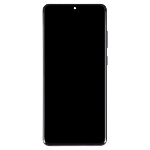For Samsung Galaxy S20 Ultra 4G/5G SM-G988 6.67 inch OLED LCD Screen Digitizer Full Assembly with Frame(Black)